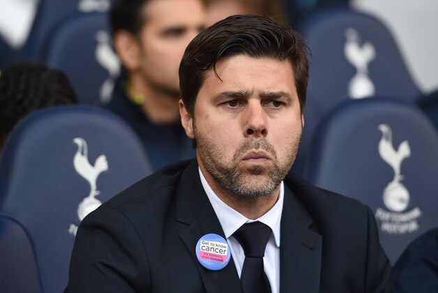 Tottenham Hotspur manager Mauricio Pochettino ahead of their English Premier League soccer match against Southampton at White Hart Lane, London, Sunday, Oct. 5, 2014. (AP Photo/Tim Ireland)