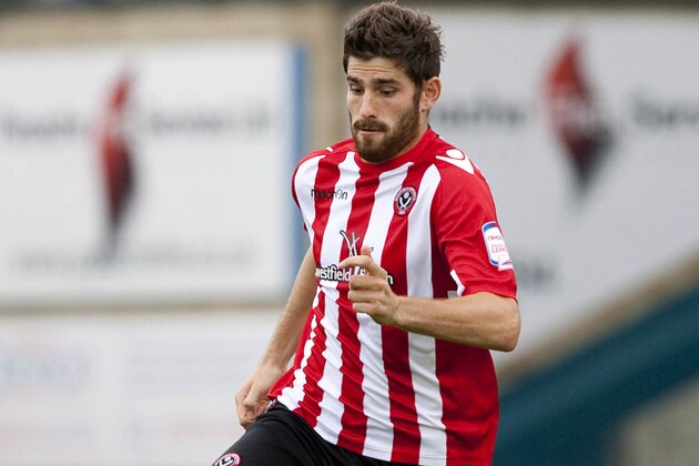 HIGH WYCOMBE, ENGLAND - SEPTEMBER 24: Ched Evans of Sheffield United in action during the npower League One match between Wycombe Wanderers and Sheffield United at Adams Park on September 24, 2011 in High Wycombe, England.  (Photo by Ben Hoskins/Getty Images)