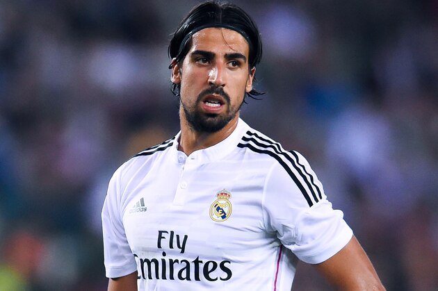 BARCELONA, SPAIN - OCTOBER 29:  Sami Khedira of Real Madrid CF looks on during the Copa Del Rey Round of 32 first leg match at Power8 Stadium on October 29, 2014 in Barcelona, Spain.  (Photo by David Ramos/Getty Images)
