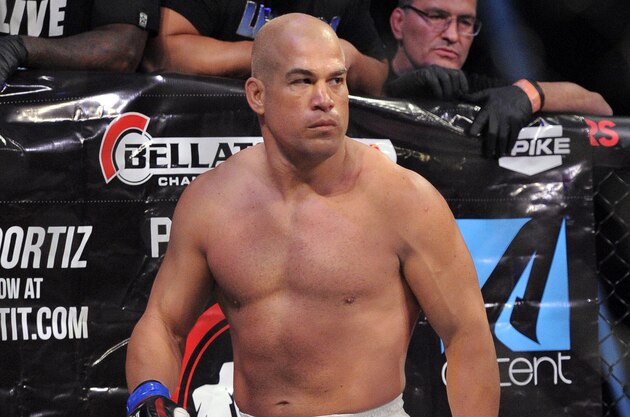 May 17, 2014; Southaven, MS, USA; Tito Ortiz before the fight against Shahbulat Shemhalaev during BFC 120 at Landers Center. Tito Ortiz defeats Shahbulat Shemhalaev via submission. Mandatory Credit: Justin Ford-USA TODAY Sports