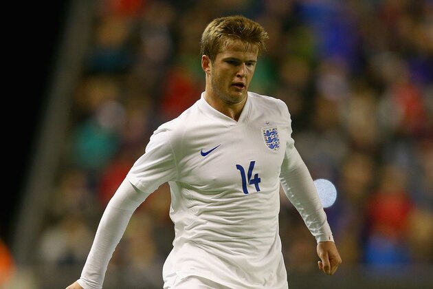 WOLVERHAMPTON, ENGLAND - OCTOBER 10:  Eric Dier of England in action during the UEFA U21 Championship Playoff First Leg match between England and Croatia at Molineux on October 10, 2014 in Wolverhampton, England.  (Photo by Clive Brunskill/Getty Images)