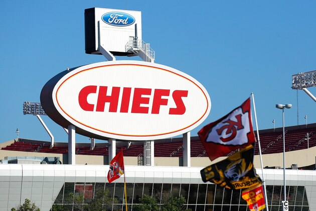 KANSAS CITY, MO - SEPTEMBER 07:  Exterior view of the stadium before the game between the Kansas City Chiefs and the Tennessee Titans at Arrowhead Stadium on September 7, 2014 in Kansas City, Missouri.  (Photo by Wesley Hitt/Getty Images)