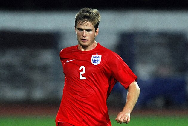 VINKOVCI,CROATIA - OCTOBER 14:  Eric Dier of England in action during the UEFA U21 Championship Playoff Second Leg match between Croatia and England at the Stadion Hnk Cibalia on October 14, 2014 in Vinkovci, Croatia. (Photo by Stringer/EuroFootball/Getty Images)