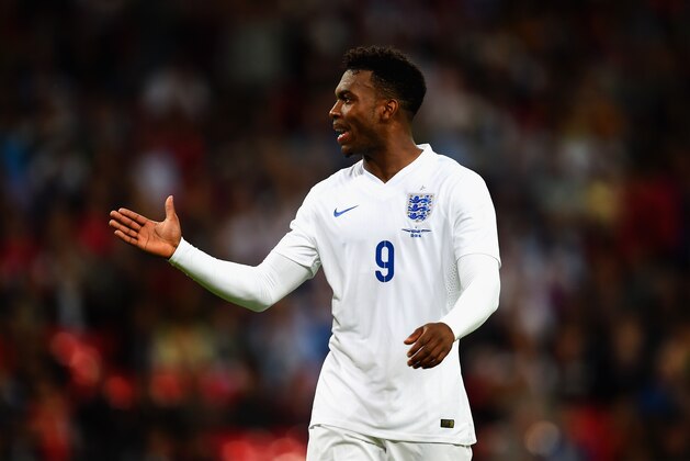 LONDON, ENGLAND - SEPTEMBER 03:  Daniel Sturridge of England gestures during the International friendly match between England and Norway at Wembley Stadium on September 3, 2014 in London, England.  (Photo by Jamie McDonald/Getty Images)