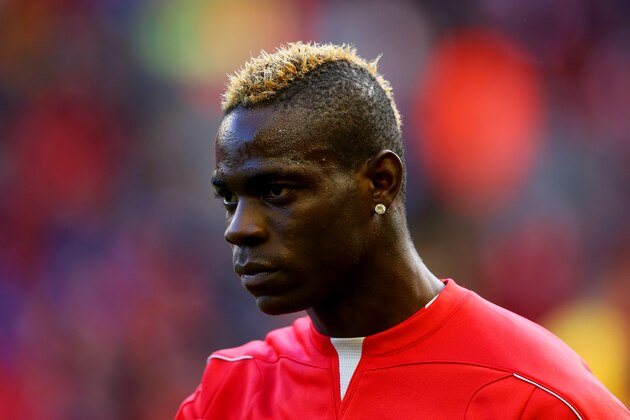 LIVERPOOL, ENGLAND - OCTOBER 25:  Mario Balotelli of Liverpool before the Barclays Premier League match between Liverpool and Hull City at Anfield on October 25, 2014 in Liverpool, England.  (Photo by Alex Livesey/Getty Images)