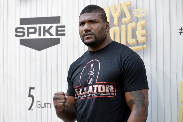Quinton Jackson arrives at Spike TV's Guys Choice Awards at Sony Pictures Studios on Saturday, June 8, 2013, in Culver City, Calif. (Photo by Richard Shotwell/Invision/AP)