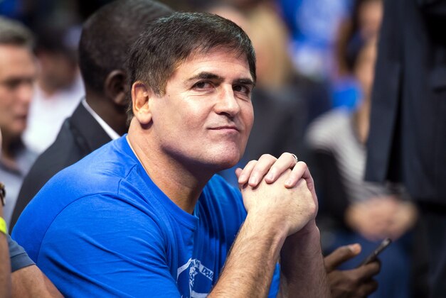 Oct 30, 2014; Dallas, TX, USA; Dallas Mavericks owner Mark Cuban during the game between the Mavericks and the Utah Jazz at the American Airlines Center. The Mavericks defeated the Jazz 120-102. Mandatory Credit: Jerome Miron-USA TODAY Sports