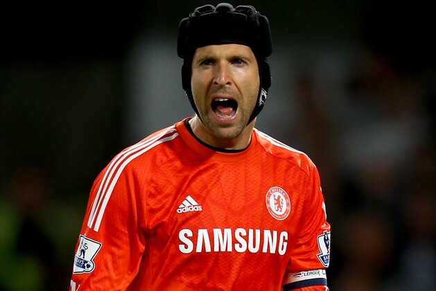 LONDON, ENGLAND - SEPTEMBER 24:  Petr Cech of Chelsea in action during the Captial One Cup Third Round match between Chelsea and Bolton Wanderers at Stamford Bridge on September 24, 2014 in London, England.  (Photo by Richard Heathcote/Getty Images)