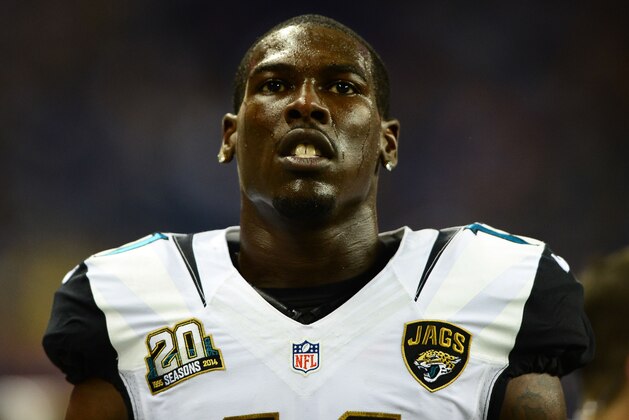 Aug 22, 2014; Detroit, MI, USA; Jacksonville Jaguars wide receiver Marqise Lee (11) against the Detroit Lions at Ford Field. Mandatory Credit: Andrew Weber-USA TODAY Sports