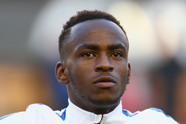 WOLVERHAMPTON, ENGLAND - OCTOBER 10:  Saido Berahino of England prior to the UEFA U21 Championship Playoff First Leg match between England and Croatia at Molineux on October 10, 2014 in Wolverhampton, England.  (Photo by Clive Brunskill/Getty Images)