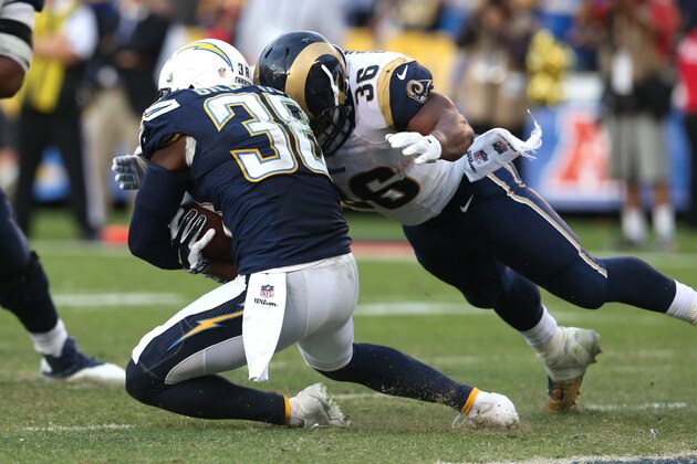 SAN DIEGO, CA - NOVEMBER 23:  Defensive back Marcus Gilchrist