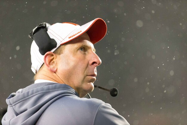 Nov 15, 2014; Madison, WI, USA; Nebraska Cornhuskers head coach Bo Pelini during the game against the Wisconsin Badgers at Camp Randall Stadium.  Wisconsin won 59-24.  Mandatory Credit: Jeff Hanisch-USA TODAY Sports