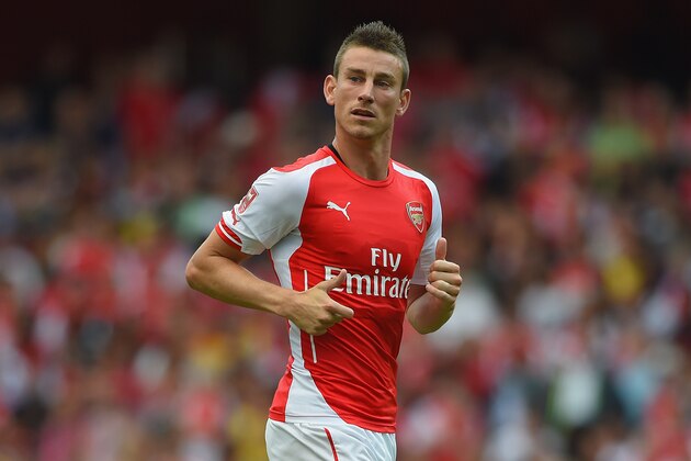 LONDON, ENGLAND - AUGUST 03: Laurent Koscielny of Arsenal in action during the Emirates Cup match between Arsenal and AS Monaco at the Emirates Stadium on August 3, 2014 in London, England.  (Photo by Michael Regan/Getty Images)