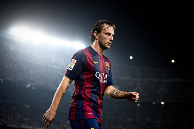 BARCELONA, SPAIN - NOVEMBER 22:  Ivan Rakitic of FC Barcelona looks on  during the La Liga match between FC Barcelona and Sevilla FC at Camp Nou on November 22, 2014 in Barcelona, Spain.  (Photo by David Ramos/Getty Images)