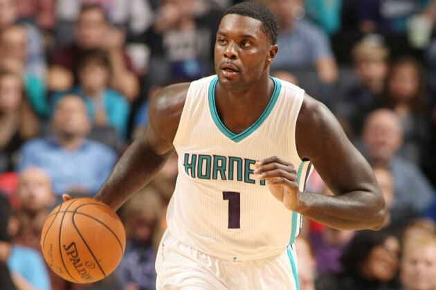 CHARLOTTE, NC - NOVEMBER 24: Lance Stephenson #1 of the Charlotte Hornets drives up the court against the Los Angeles Clippers during the game at the Time Warner Cable Arena on November 24, 2014 in Charlotte, North Carolina. NOTE TO USER: User expressly acknowledges and agrees that, by downloading and or using this photograph, User is consenting to the terms and conditions of the Getty Images License Agreement.  Mandatory Copyright Notice:  Copyright 2014 NBAE (Photo by Kent Smith/NBAE via Getty Images)