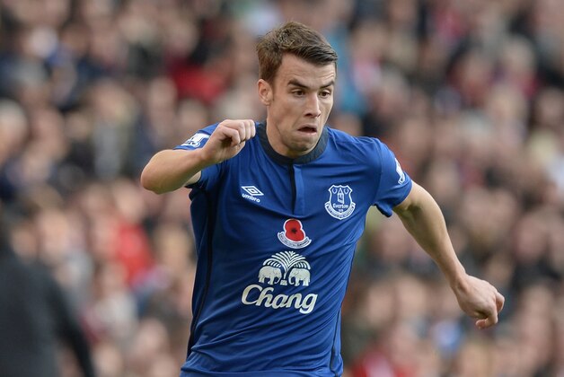 SUNDERLAND, ENGLAND - NOVEMBER 09:  Seamus Coleman of Everton during the Barclays Premier League match between Sunderland and Everton at Stadium of Light on November 9, 2014 in Sunderland, England.  (Photo by Gareth Copley/Getty Images)