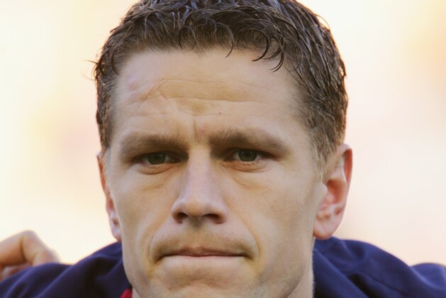 PRAGUE, CZECH REPUBLIC - OCTOBER 9:  A portrait of Flavius Stoican of Romania prior to the World Cup group 1 match between Czech Republic and Romania on October 9, 2004 at the Toyota Arena, Prague, Czech Republic. (Photo by Jamie McDonald/Getty Images)
