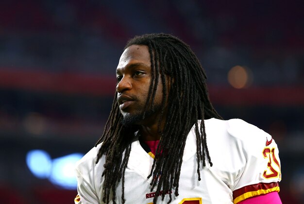 Oct 12, 2014; Glendale, AZ, USA; Washington Redskins safety Brandon Meriweather (31) against the Arizona Cardinals at University of Phoenix Stadium. The Cardinals defeated the Redskins 30-20. Mandatory Credit: Mark J. Rebilas-USA TODAY Sports