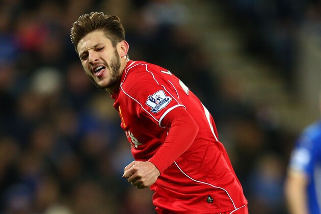 LEICESTER, ENGLAND - DECEMBER 02:  Adam Lallana of Liverpool celebrates after scoring a goal to level the scoes at 1-1 during the Barclays Premier League match between Leicester City and Liverpool at The King Power Stadium on December 2, 2014 in Leicester, England.  (Photo by Clive Mason/Getty Images)
