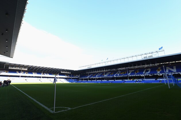 LIVERPOOL, ENGLAND - NOVEMBER 22: A general view inside the ground prior to the Barclays Premier League match between Everton and West Ham United at Goodison Park on November 22, 2014 in Liverpool, England. (Photo by Matthew Lewis/Getty Images) LIVERPOOL, ENGLAND - NOVEMBER 22: A general view inside the ground prior to the Barclays Premier League match between Everton and West Ham United at Goodison Park on November 22, 2014 in Liverpool, England. (Photo by Matthew Lewis/Getty Images)