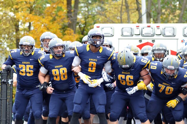 The Knights prepare to play their game against No. 6 William Penn