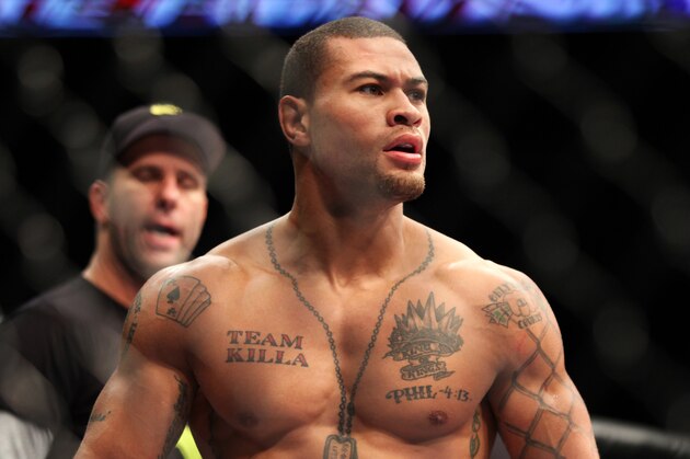 Abel Trujillo is seen after a win against Marcus Levesseur during a mixed martial arts bout at a UFC on FOX event in Seattle, Saturday, Dec. 8, 2012. Castillo won via TKO in round 2.  (AP Photo/Gregory Payan)