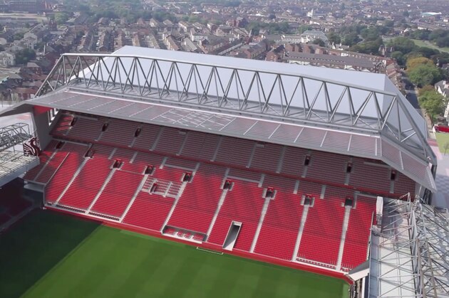 Liverpool's new Main Stand