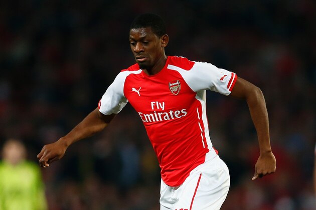 LONDON, ENGLAND - SEPTEMBER 23:  Abou Diaby of Arsenal in action during the Capital One Cup Third Round match between Arsenal and Southampton at the Emirates Stadium on September 23, 2014 in London, England.  (Photo by Julian Finney/Getty Images)