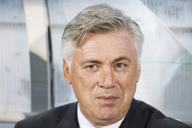 EIBAR, SPAIN - NOVEMBER 22: Head coach Carlo Ancelotti of Real Madrid looks on prior to the start the la Liga match between SD Eibar and Real Madrid at Ipurua Municipal Stadium on November 22, 2014 in Eibar, Spain. (Photo by Juan Manuel Serrano Arce/Getty Images)