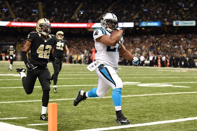 NEW ORLEANS, LA - DECEMBER 07:   Jonathan Stewart