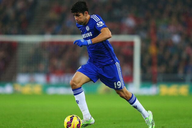 SUNDERLAND, ENGLAND - NOVEMBER 29:  Diego Costa of Chelsea in action during the Barclays Premier League match between Sunderland and Chelsea at Stadium of Light on November 29, 2014 in Sunderland, England.  (Photo by Alex Livesey/Getty Images)