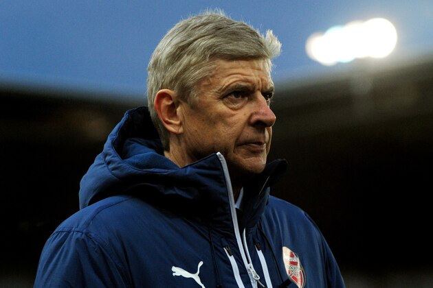 Arsenal manager Arsene Wenger during the English Premier League soccer match between Stoke City and Arsenal at the Britannia Stadium, in Stoke on Trent, England, Saturday, Dec. 6, 2014. (AP Photo/Rui Vieira)