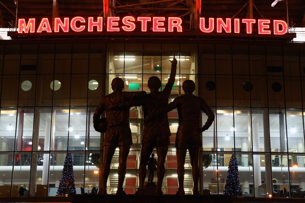 MANCHESTER, ENGLAND - DECEMBER 02:  A general view outside Old Trafford is seen prior to the Barclays Premier League match between Manchester United and Stoke City at Old Trafford on December 2, 2014 in Manchester, England.  (Photo by Alex Livesey/Getty Images)