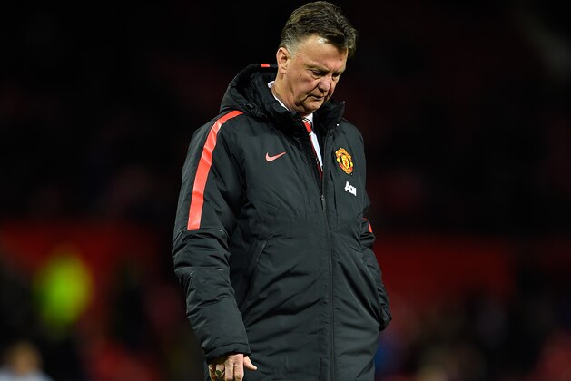 MANCHESTER, ENGLAND - DECEMBER 02:  Manchester United Manager Louis van Gaal looks on prior to the Barclays Premier League match between Manchester United and Stoke City at Old Trafford on December 2, 2014 in Manchester, England.  (Photo by Mike Hewitt/Getty Images)