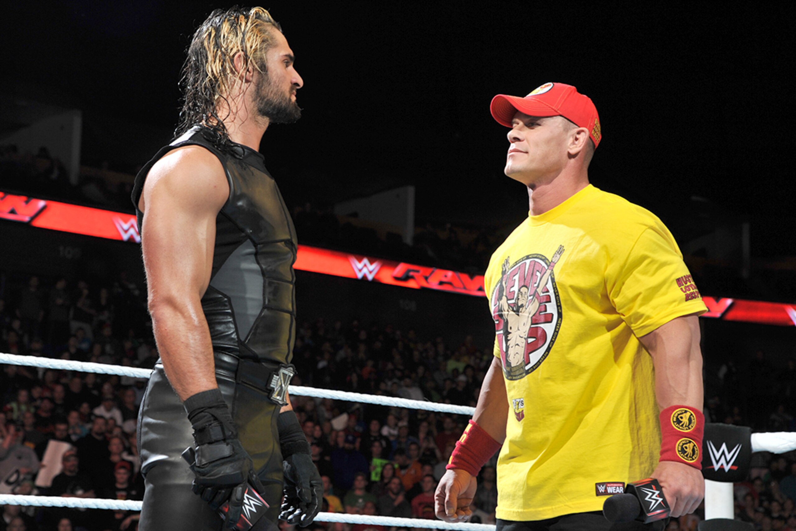 Seth Rollins and John Cena