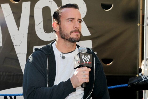 WWE Superstar CM Punk appears at Madison Square Garden, Friday, Nov. 18, 2011, in New York, during a rally leading up to the 25th Anniversary of Survivor Series, taking place Sunday at Madison Square Garden.  The event will feature actor and wrestling favorite Dwayne
