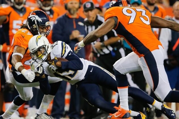DENVER, CO - OCTOBER 23:  Wide receiver Keenan Allen