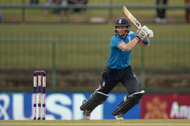 KANDY, SRI LANKA - DECEMBER 11:  Joe Root of England bats during the 5th One Day International between Sri Lanka and England at Pallekele Cricket Stadium on December 11, 2014 in Kandy, Sri Lanka.  (Photo by Gareth Copley/Getty Images,)