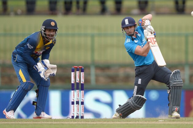 KANDY, SRI LANKA - DECEMBER 11:  James Taylor of England bats during the 5th One Day International between Sri Lanka and England at Pallekele Cricket Stadium on December 11, 2014 in Kandy, Sri Lanka.  (Photo by Gareth Copley/Getty Images,)