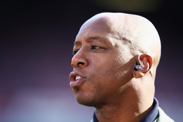 LONDON, ENGLAND - OCTOBER 25:  Ian Wright looks on prior to the Barclays Premier League match between West Ham United and Manchester City at Boleyn Ground on October 25, 2014 in London, England.  (Photo by Ian Walton/Getty Images)