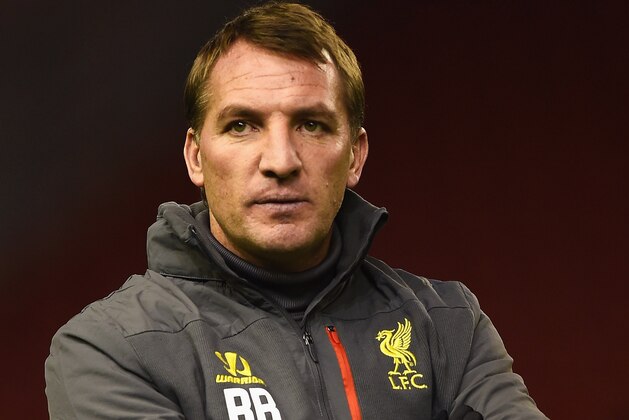 LIVERPOOL, ENGLAND - DECEMBER 08:  Brendan Rodgers, manager of Liverpool looks on during a training session ahead of the UEFA Champions League match against FC Basel 1893 at Anfield on December 8, 2014 in Liverpool, England.  (Photo by Laurence Griffiths/Getty Images)