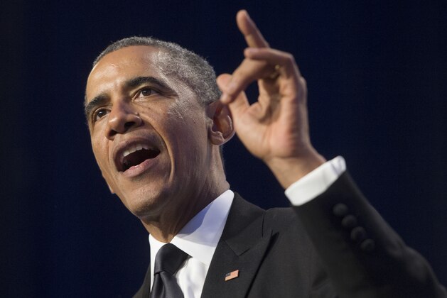WASHINTON, DC - OCTOBER 2:  U.S. President Barack Obama addresses the Congressional Hispanic Caucus Institute Awards Gala at the Washington Convention Center October 2, 2014 in Washington, DC. More than 2 million illegal immigrants have been deported during the Obama administration, a rate higher than under any previous president and intensifiying anger among some Hispanics. So to discourage children in Central America from making the dangerous trek across Mexico by themselves, Obama approved a plan this week to allow several thousand of these children to apply for refugee status so as to join relatives already living in the United States.  (Photo by Michael Reynolds-Pool/Getty Images)