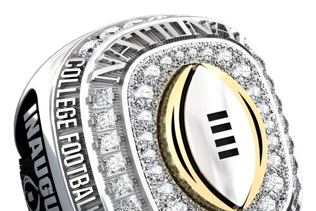 College Football Playoff Collaborates with Jostens to Present Inaugural National Championship Ring (PRNewsFoto/Jostens) THIS CONTENT IS PROVIDED BY PRNewsfoto and is for EDITORIAL USE ONLY**