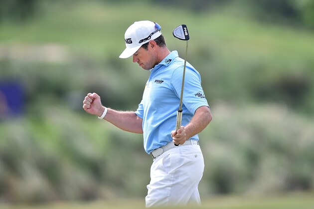 CHON BURI, THAILAND - DECEMBER 13:  Lee Westwood of England celebrates his shot during round three of the Thailand Golf Championship at Amata Spring Country Club on December 13, 2014 in Chon Buri, Thailand.  (Photo by Thananuwat Srirasant/Getty Images)