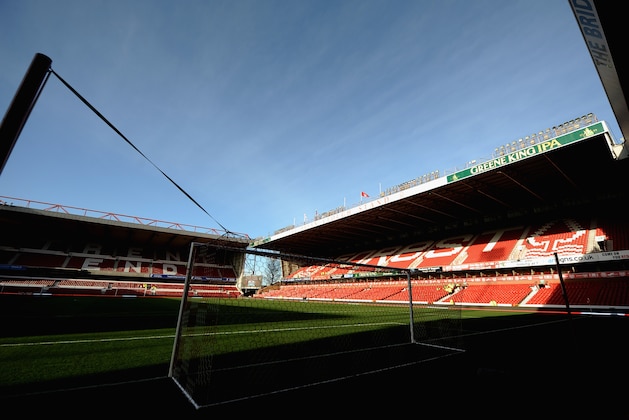 NOTTINGHAM, ENGLAND - DECEMBER 29:  A view of the City Ground, home of Nottingham Forest FC during the Sky Bet Championship match between Nottingham Forest and Leeds United at City Ground on December 29, 2013 in Nottingham, England,  (Photo by Tony Marshall/Getty Images)