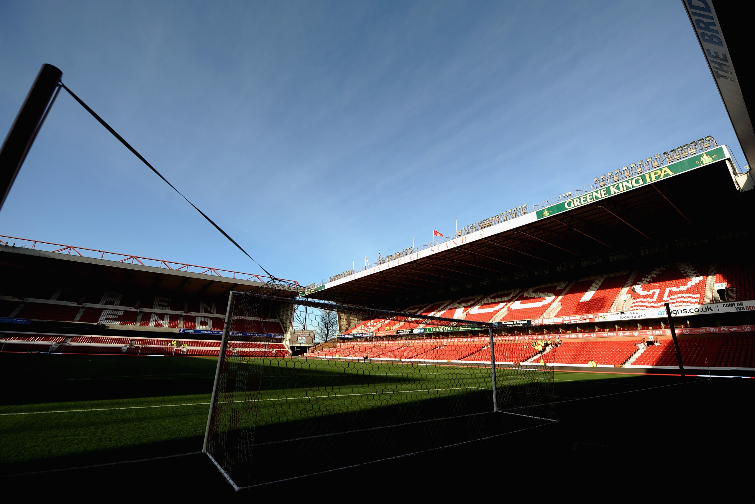 NOTTINGHAM, ENGLAND - DECEMBER 29:  A view of the City Ground, home of Nottingham Forest FC during the Sky Bet Championship match between Nottingham Forest and Leeds United at City Ground on December 29, 2013 in Nottingham, England,  (Photo by Tony Marshall/Getty Images)