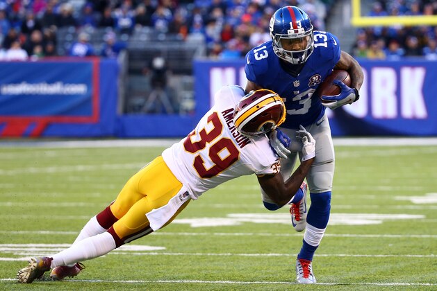 EAST RUTHERFORD, NJ - DECEMBER 14:   Odell Beckham Jr.
