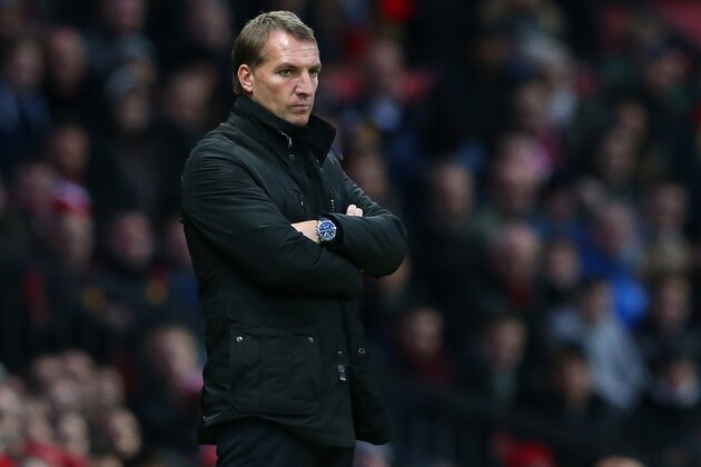 MANCHESTER, ENGLAND - DECEMBER 14:  Liverpool Manager Brendan Rodgers looks on during the Barclays Premier League match between Manchester United and Liverpool at Old Trafford on December 14, 2014 in Manchester, England.  (Photo by Alex Livesey/Getty Images)