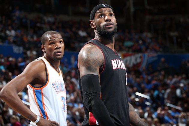 OKLAHOMA CITY, OK - FEBRUARY 20:  Kevin Durant