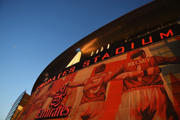 LONDON, ENGLAND - DECEMBER 13: A general view outside the ground prior to the Barclays Premier League match between Arsenal and Newcastle United at Emirates Stadium on December 13, 2014 in London, England.  (Photo by Paul Gilham/Getty Images)